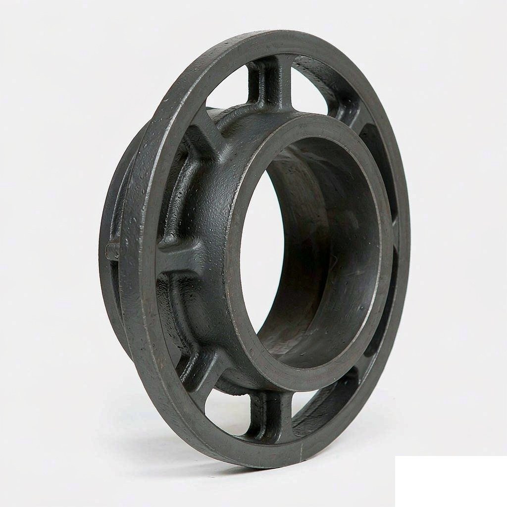cast iron flange front face view