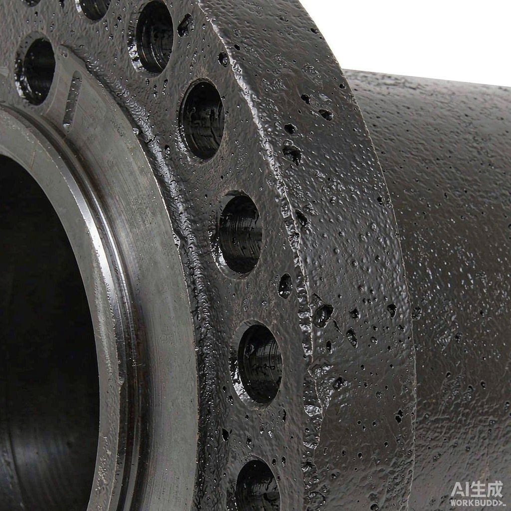 cast iron flange bolt hole detail