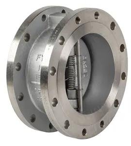 flanged dual plate check valve