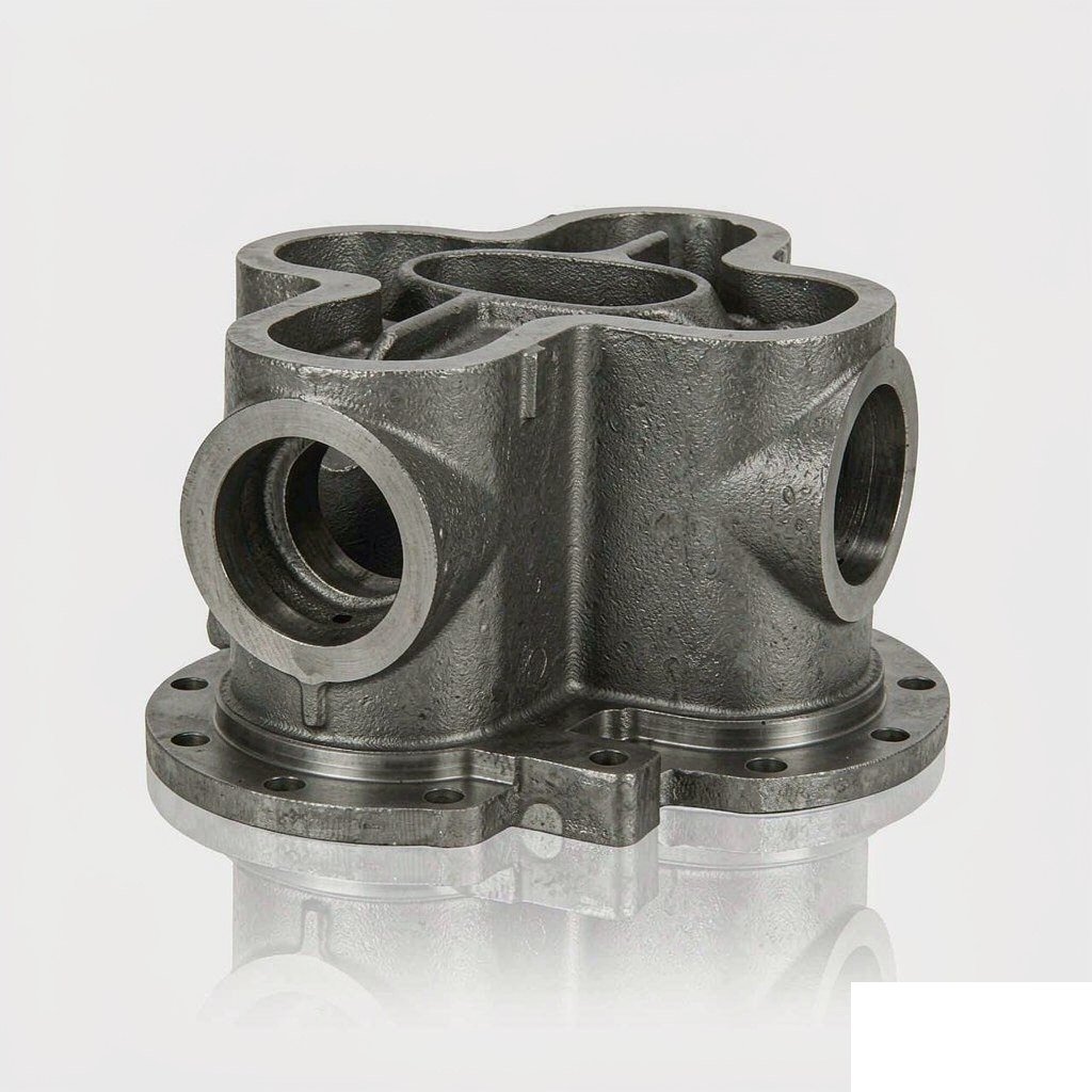 custom cast iron valve body casting