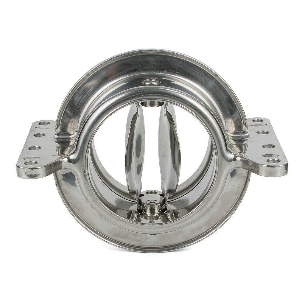 flanged dual plate check valve front view