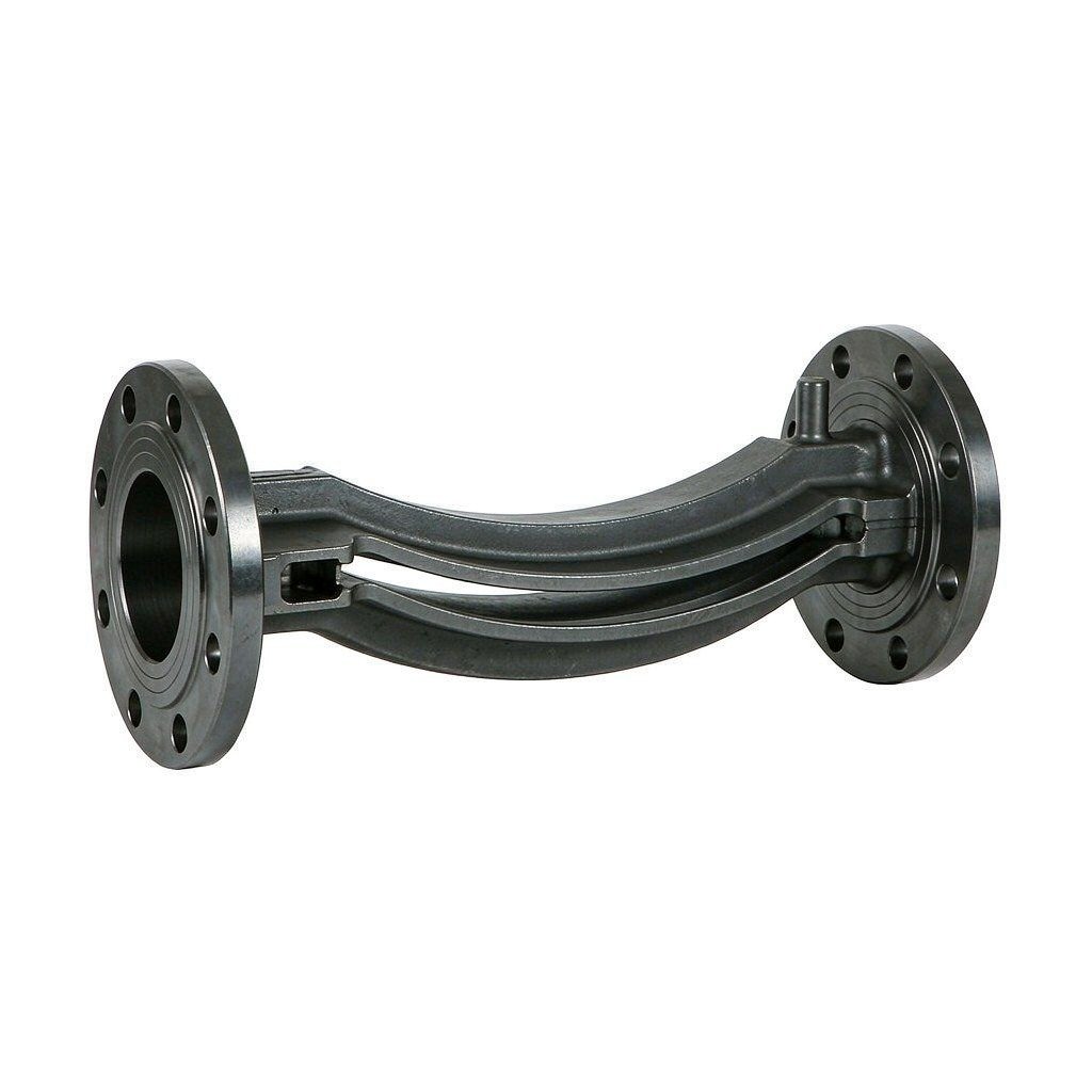 flanged dual plate check valve side view